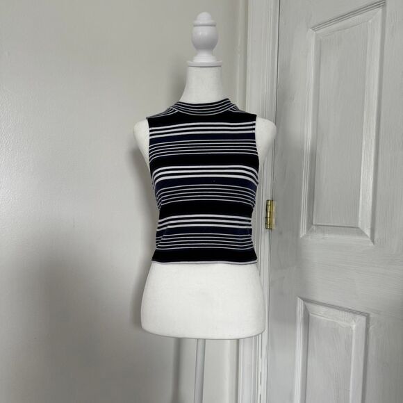 Striped Halter Top - Picture 1 of 4